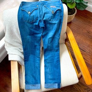 Cropped, cuffed Hudson Jeans